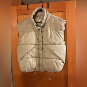 Women's Arizona Jean Co light lime green  Puffer Vest Size XL new with tag